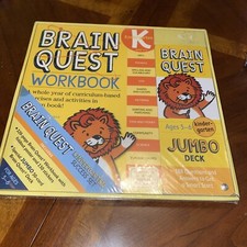 NEW - Brain Quest Workbook - Kindergarten Success Set - Ages 5-6 - Curriculum