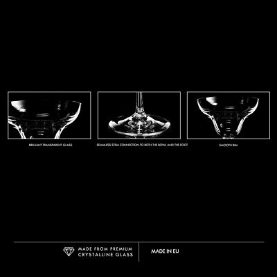 Set 6 Bicchieri Margarita Krosno 270ml - Vetro Cristallino Per Cocktail - Foto 4