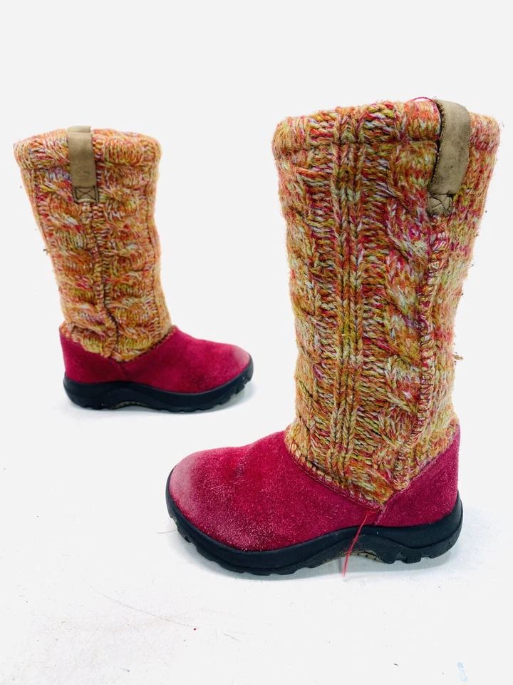 Keen Toddler Girls High Boots Sweater Size 10 Baby Auburn 8641-BERD Raspberry - Image 2 of 4