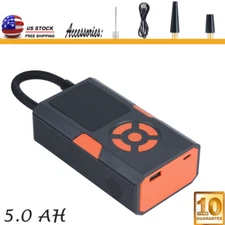 150 PSI Air Compressor Tire Inflator Fits Car Moto Bike Tires Air Pump Cordless