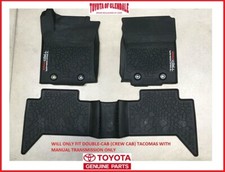 2016-2023 Toyota Tacoma Trd Pro All Weatherrubber Floor Mats Manual Transmissio