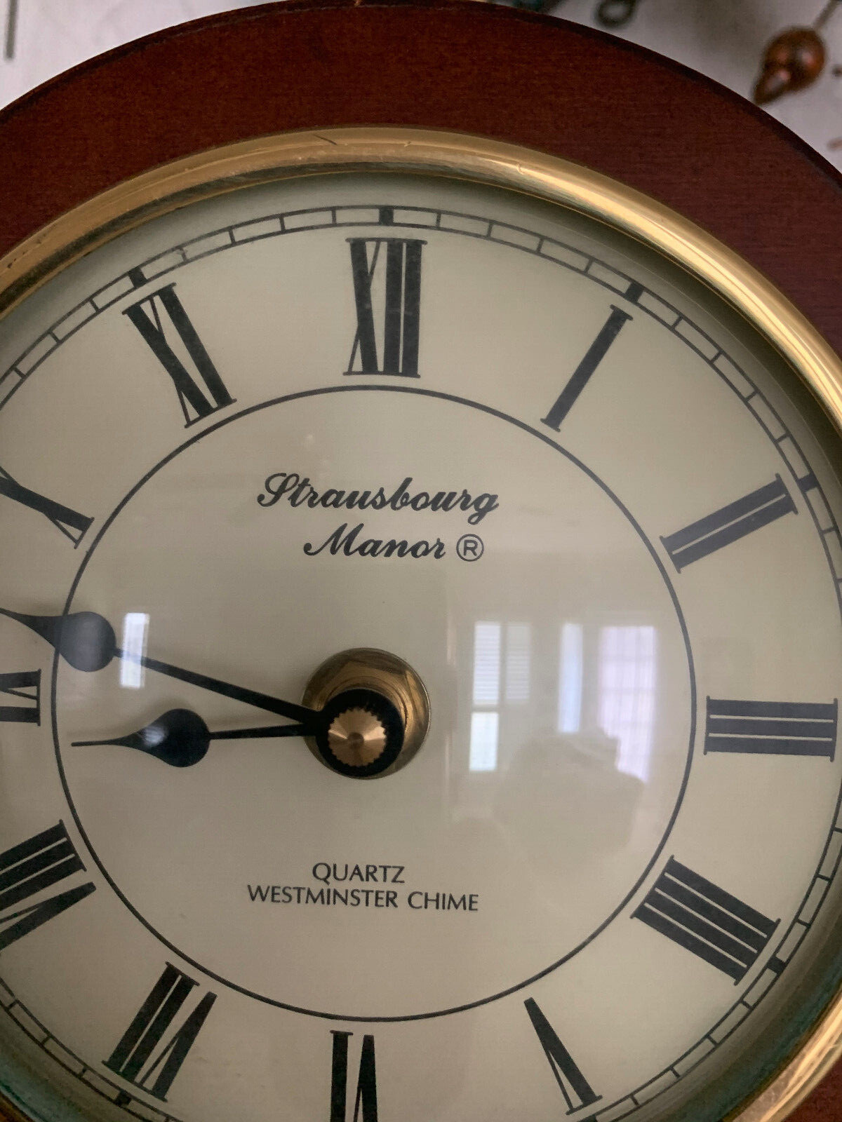 Strausbourg Manor Quartz Mantel Clock w/ Westminster Chime eBay