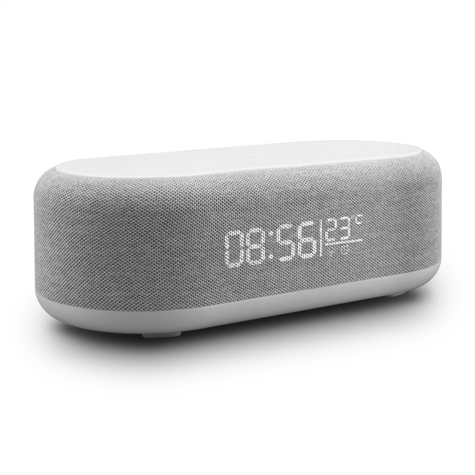 Wireless Charger LED Thermometer Display Digital Alarm Clock For Apple ...