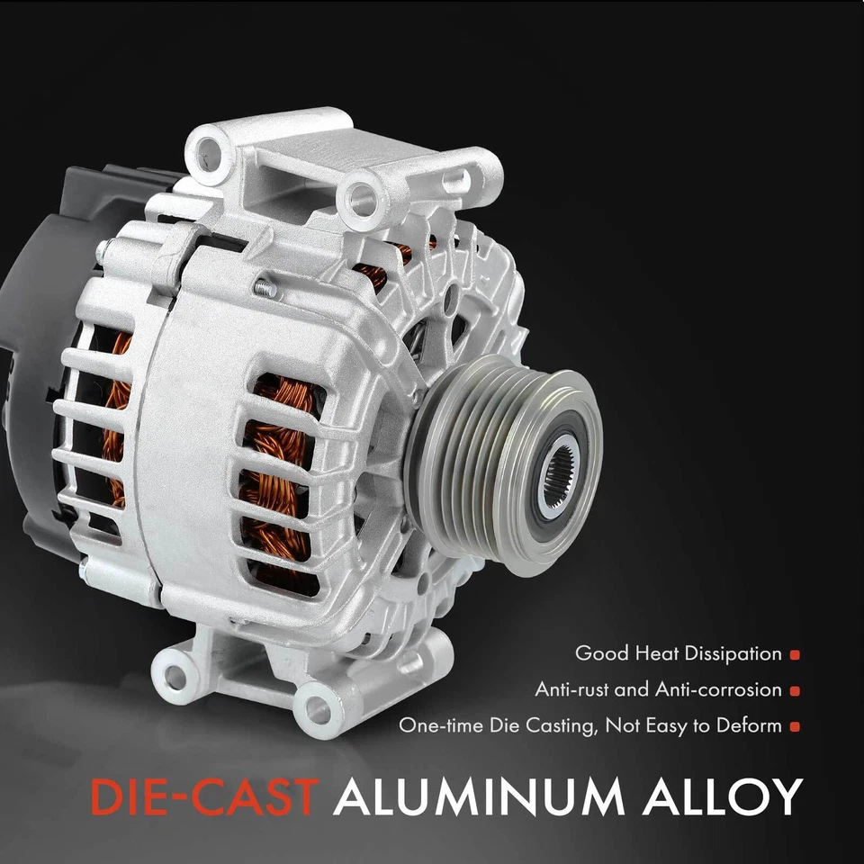 Alternador Nuevo para Audi A5 Quattro 2008-2010 Q5 2009-2010 V6 3.2L 140 A/12 V CW  Foto 4 de 4