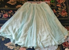 Womens M vtg 12 ballet twirl skirt palest green balletcore fairycore sweet chic
