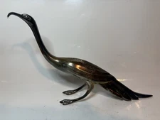 Vintage Weidlich Deco Silverplate Bird of Paradise Figurine