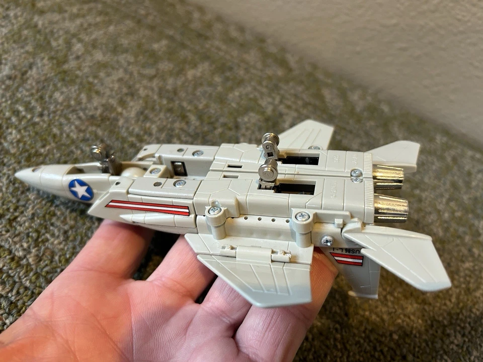 1985 Tonka Super GoBots LEADER-1 Friendly Robot Leader Jet Super Clean - Image 4 of 4