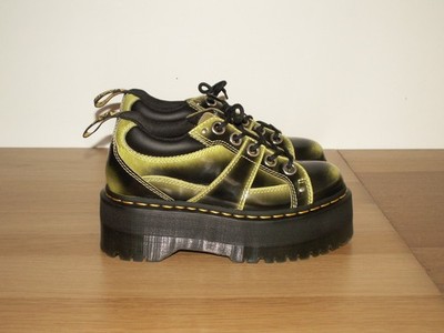 Dr. Martens 5i Quad Max Leder Plateau Schuhe lime green arcadia UK 5 (1776)