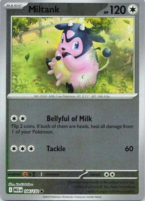 miltank pokemon card price Lot - 8 Cards Colorless Ability Miracle Body Prevent all damage done to this Pokémon by attacks from your opponents Pokémon V POKEMON Trading Card Basic Miltank
