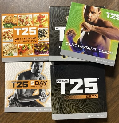 Focus T25 Get It Done 9 DVD Set Alpha + Beta Fitness Workouts