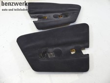 Mercedes W124 Coupe C124 CE 2x Seitenverkleidung Inlay hinten Velours schwarz ✔️