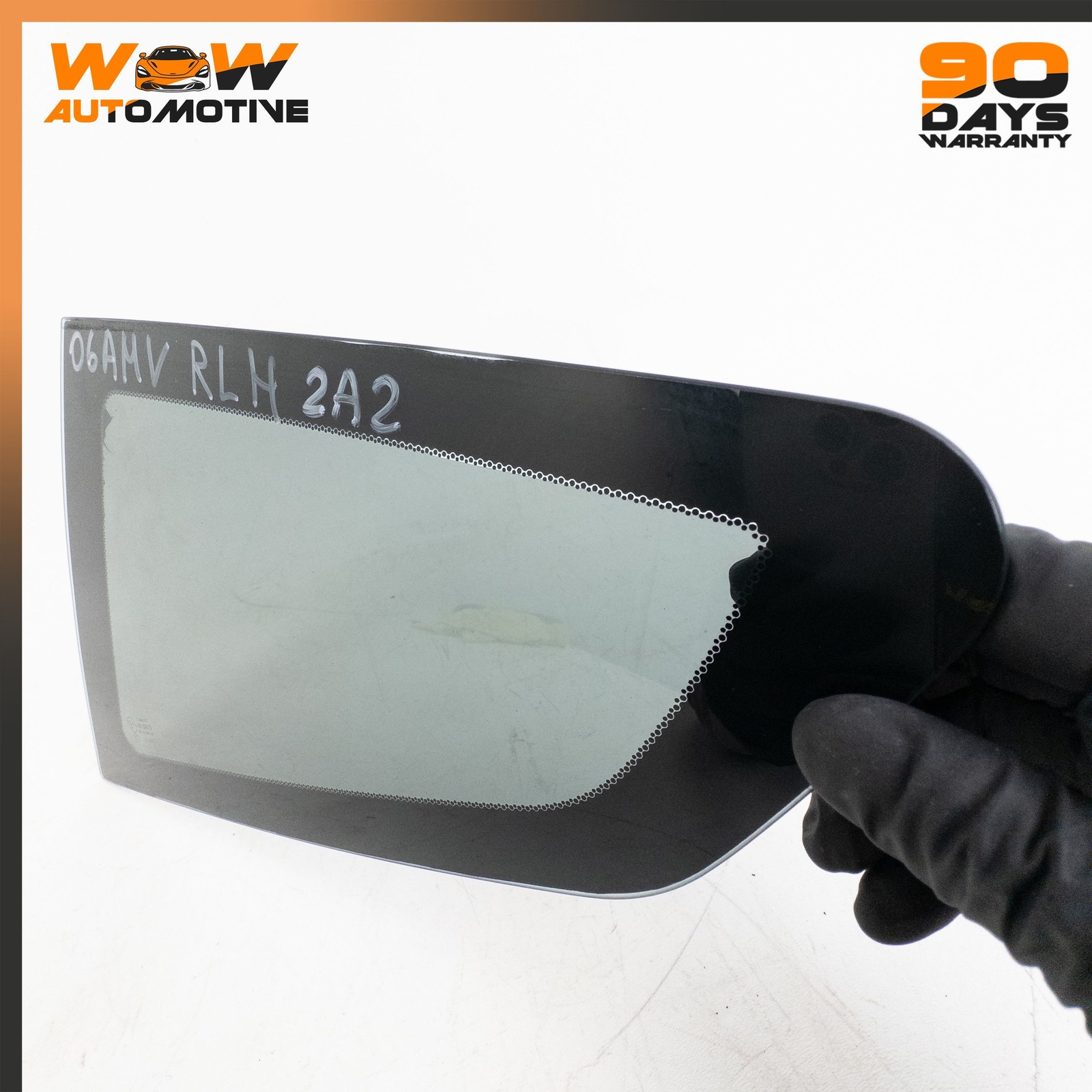 06-16 ASTON MARTIN V8 VANTAGE COUPE REAR LEFT QUARTER PANEL WINDOW GLASS OEM
