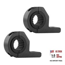 2PCS Motorcycle Light Bar Mounts - Universal 0.75" 1" 1.25" Tube Clamp LED