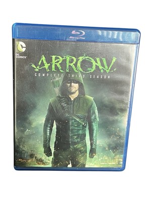Arrow Third Season Bluray DC Comics Tv Series Stephen Amell Complete 4 Disc Set