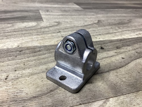 KIPP Tube Clamp W/Flange Aluminum Comp: Steel, #112N53