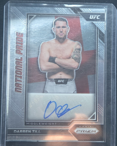 Panini Chronicles UFC Darren Till NP-DTL National Pride Autograph MMA Card