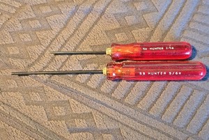Vintage Hunter Hex Allen Drivers 1/16", 5/64"