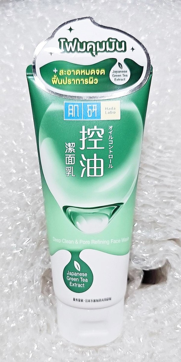 Hada Labo Deep Clean Pore Refining Face Wash Foam Japanese Green