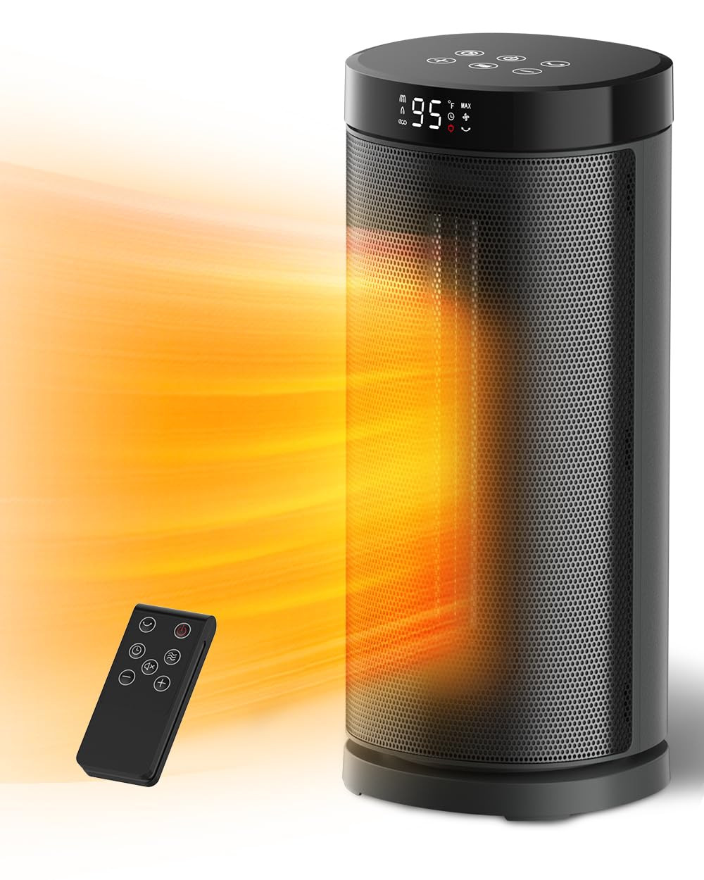 Space Heater for Indoor Use, 1500W Fast Heating, Electric & Portable Ceramic ...-image