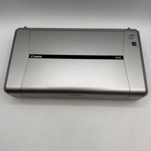 CANON iP100 Color Portable USB inkjet Printer W/Power Cord Tested NO INK - 第 4/15 張圖片