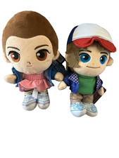 Jazwares Stranger Things Netflix Eleven and Dustin Plush Toy New 8 inch