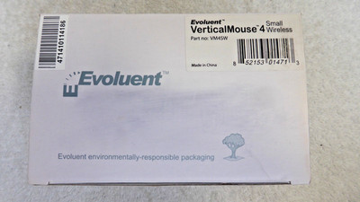 EVOLUENT VM4SW Vertical Mouse 4 Right Handed Ergonomic Mouse - Brown
