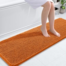 OLANLY Bathroom Runner Rugs 59x20, Extra Soft Absorbent 59" X 20", Clay