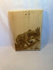 Wood laser Engraved Plaque art Decor