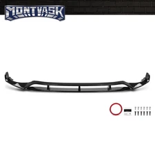 Front Bumper Lip Splitter Fit For 18-21 BMW X3 G01 X4 G02 M Sport Gloss Black