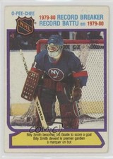 1980-81 O-Pee-Chee 1979-80 Record Breaker Billy Smith #5 HOF 0da0