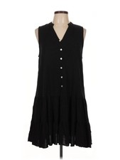 Nine West Women Black Casual Dress L