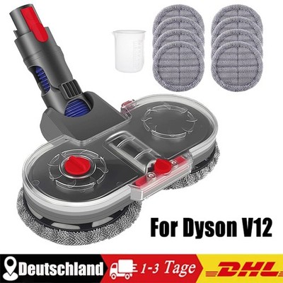 Elektrischer Wischaufsatz + Tank für Dyson V12 Detect Slim Absolute mit 8 Pads