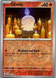 Litwick 016/086 White Flare Reverse Holo