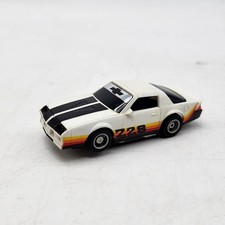 Tyco Chevy Z28 Camaro Ho Slot Car White Black W Orange Tested Works Rare HTF