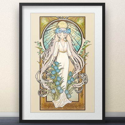 Frieren: Beyond Journey's - Frieren by Ayaka Minoshima - 17x11'' Poster