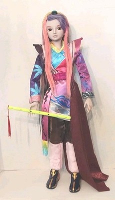NICE! Eva 24'' Male Bjd Doll 1/3 SD, 19 Joints, Anime Outfit & Flute