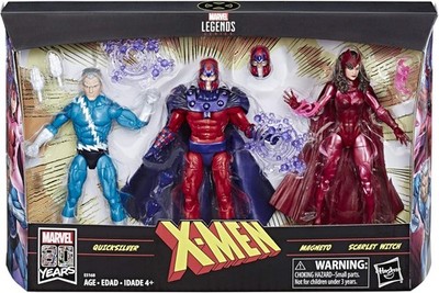Marvel Legends Family Matters 3 Pack Magneto, Quicksilver, & Scarlet Witch Figur