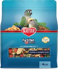 Kaytee Forti-Diet Pro Health Nourish Protect Conure  Lovebird Food, Comprehensi