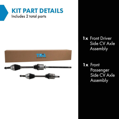 Front CV Axle Shaft Assembly Set for Lexus RX330 2004-2006, RX350 2007-2009 🚗 - Picture 2 of 7