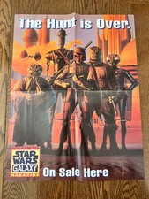 The Hunt Is Over Poster ~22"x17" Star Wars Galaxy Magazine Boba Fett Promo