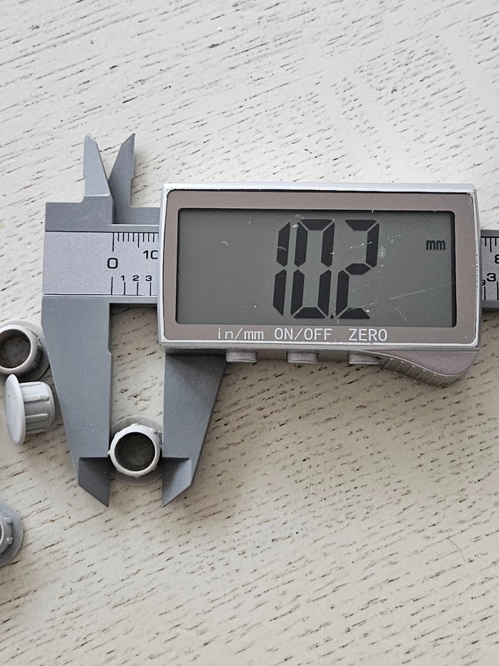 Ikea Pax Komplement 9 caches trou gris 10077768 bouchons pied armoire étagère - Bild 2 von 4