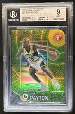2002-03 Topps Pristine Gary Payton Refractor Gold #/99 SuperSonics BGS 9