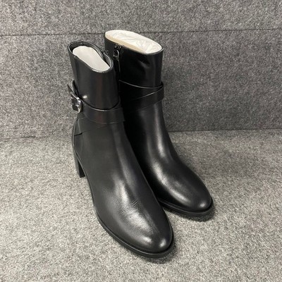 STUART WEITZMAN Esme Belted Zip Bootie Women's Size 10 B Black