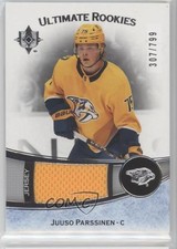 2022 Upper Deck Ultimate Collection Rookies Jersey 307/799 Juuso Parssinen 1m2e