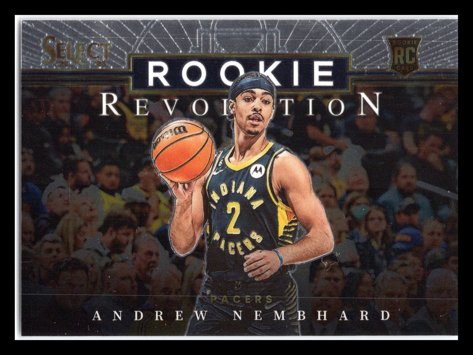 2022-23 Panini Select #1 Andrew Nembhard Rookie Revolution Indiana Pacers