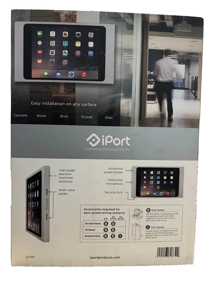 iPort Surface Mount for Apple iPad mini 4 - Silver 337691 - Image 2 of 2