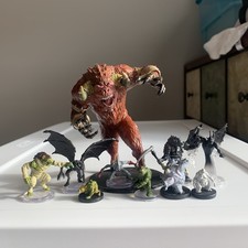 Lot of 10 Demon Gnoll Fiend Miniatures Dungeons and Dragons Pathfinder Figures 4