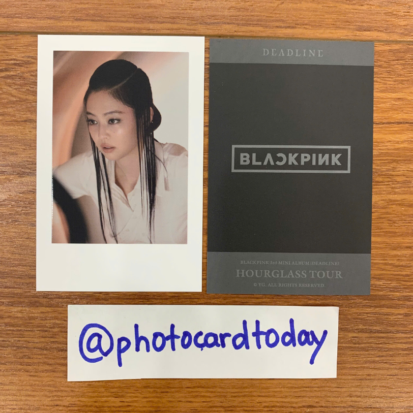BLACKPINK HOURGLASS TOUR トレカ BLACKPINK [DEADLINE] 3RD MINI ALBUM YG SELECT HOURGLASS TOUR EVENT