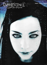 EVANESCENCE  Fallen  sheet music songbook