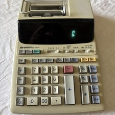 Sharp EL-1801V Portable 12-Digit Business Printing Calculator